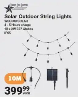 Mica Bright Star Lighting Solar Outdoor String Lights offer