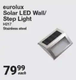 Mica Eurolux Solar LED Wall/ Step Light offer