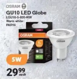 Mica Osram GU10 LED Globe offer