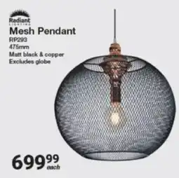 Mica Radiant Lighting Mesh Pendant offer
