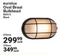 Mica Eurolux Oval Braai Bulkhead offer