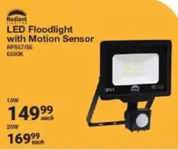 Mica Radiant Lighting LED Floodlight with Motion Sensor offer