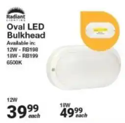 Mica Radiant Lighting Oval LED Bulkhead offer