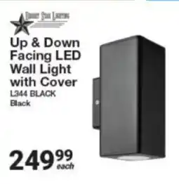 Mica Bright Star Lighting Up & Down Facing LED Wall Light with Cover offer