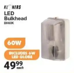 Mica Kloners LED Bulkhead offer