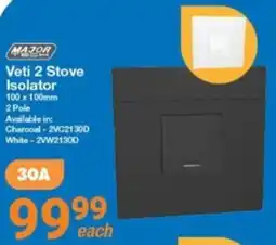 Mica Major Tech Veti 2 Stove Isolator offer