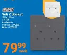 Mica Major Tech Veti 2 Socket offer