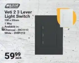 Mica Major Tech Veti 2 3 Lever Light Switch offer