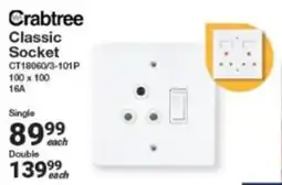 Mica Crabtree Classic Socket offer