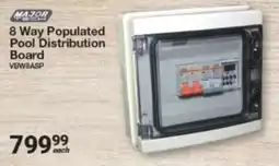 Mica Major Tech 8 Way Populated Pool Distribution Board offer