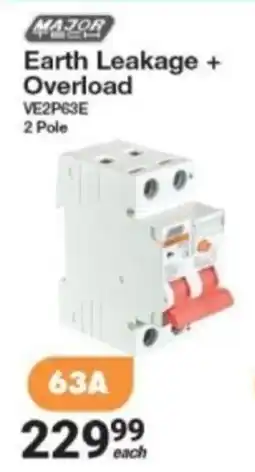 Mica Major Tech Earth Leakage + Overload offer