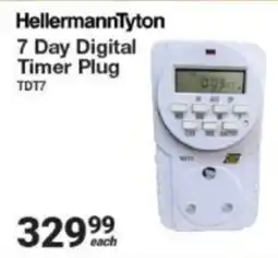 Mica HellermannTyton 7 Day Digital Timer Plug offer