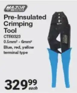 Mica Major Tech Pre-Insulated Crimping Tool offer