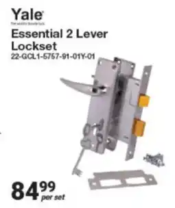Mica Yale Essential 2 Lever Lockset offer