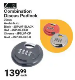 Mica Jaguar Combination Discus Padlock offer