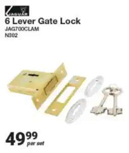 Mica Jaguar 6 Lever Gate Lock offer