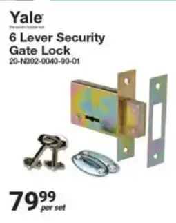 Mica Yale 6 Lever Security Gate Lock offer