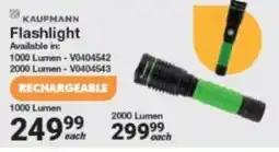 Mica Kaufmann Flashlight offer