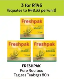 Makro Freshpak Pure Rooibos Tagless Teabags offer