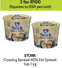 Makro Stork Country Spread 40% Fat Spread Tub offer