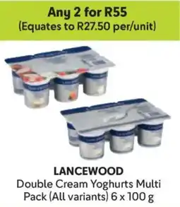Makro Lancewood Double Cream Yoghurts Multi Pack offer