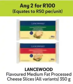 Makro Lancewood Flavoured Medium Fat Processed Cheese Slices offer