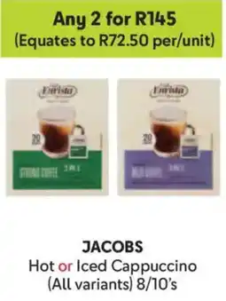 Makro Jacobs Hot or Iced Cappuccino offer