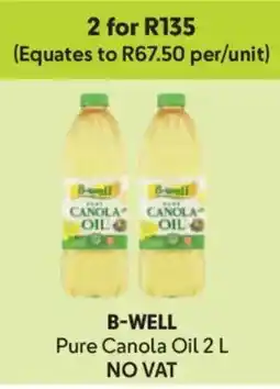 Makro B-well Pure Canola Oil offer