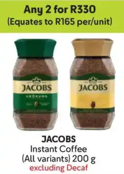 Makro Jacobs Instant Coffee offer