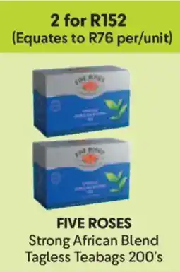 Makro Five Roses Strong African Blend Tagless Teabags offer