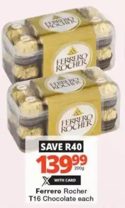 Checkers Ferrero Rocher T16 Chocolate offer