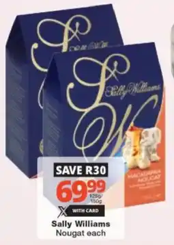 Checkers Sally Williams Nougat offer
