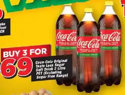 OK Grocer Coca-Cola Original Taste Less Sugar Soft Drink offer
