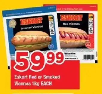 OK Grocer Eskort Red or Smoked Viennas offer