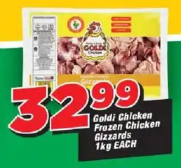 OK Grocer Goldi Chicken Frozen Chicken Gizzards offer