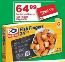 OK Grocer Sea Harvest Frozen Fish Fingers offer
