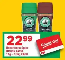 OK Grocer Robertsons Spice Blends offer