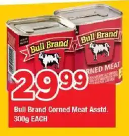 OK Grocer Bull Brand Corned Meat offer