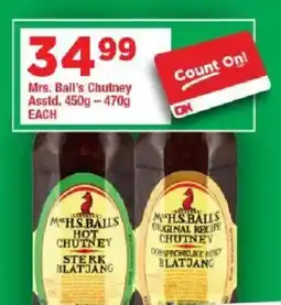 OK Grocer Mrs. Ball's Chutney offer