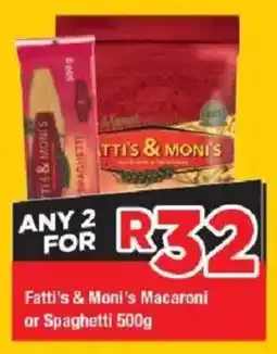 OK Grocer Fatti's & Moni's Macaroni or Spaghetti offer