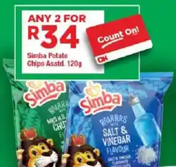 OK Grocer Simba Potato Chips offer