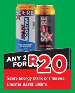 OK Grocer Score Energy Drink or Immune Booster offer