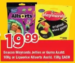 OK Grocer Beacon Maynards Jellies or Gums or Liquorice Allsorts offer