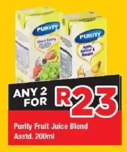 OK Grocer Purity Fruit Juice Blend offer