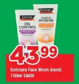 OK Grocer Cuticura Face Wash offer