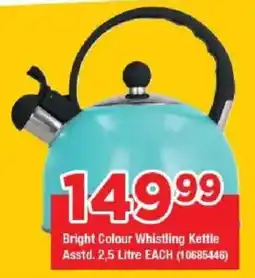 OK Grocer Bright Colour Whistling Kettle offer
