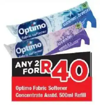 OK Grocer Optimo Fabric Softener Concentrate Refill offer