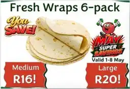 Foodeez Fresh Wraps offer