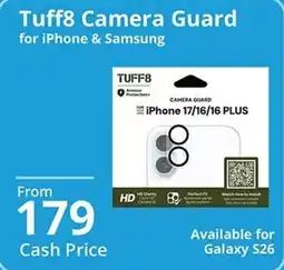 Cellucity Tuff8 Camera Guard for iPhone & Samsung offer