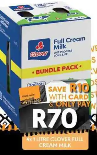 OBC Meat & Chicken Clover full cream milk offer